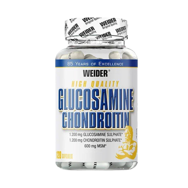 Weider Glucosamine-Chondroitin + MSM 120 caps