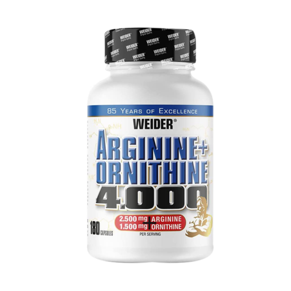 Weider Arginine + Ornithine (180 Caps)