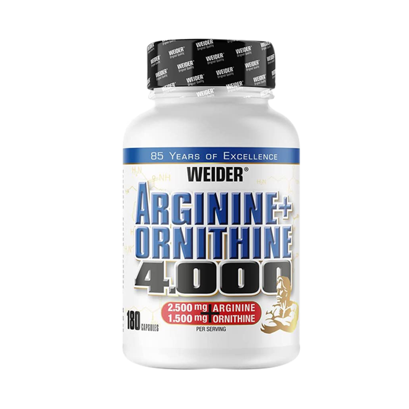 Weider Arginine + Ornithine (180 Caps)