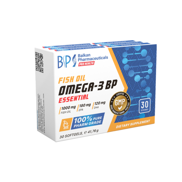 Balkan Pharmaceuticals Omega 3-BP Essentials 30 Softgels