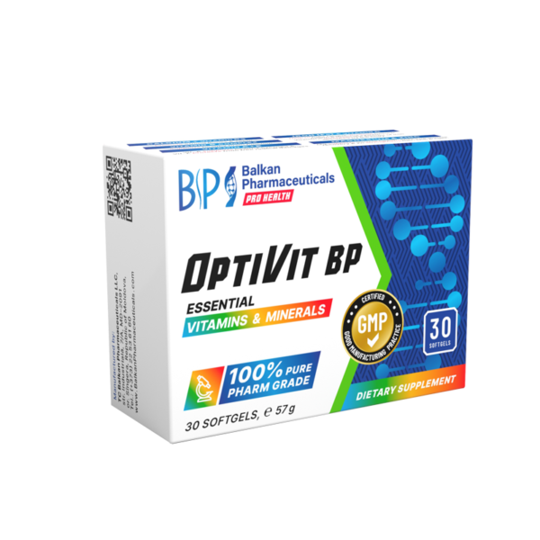 Balkan Pharmaceuticals OptiVit BP 30 Softgels