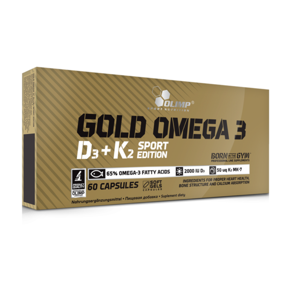 Olimp Gold Omega 3 D3 + K2 Sport Edition 60 caps
