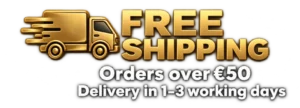 Free shipping on orders over €50 – Delivery in 1–3 working days